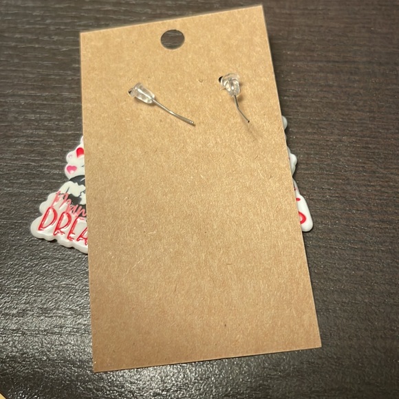 Freddy Krueger Charm Earrings Fish Hook Man of Your Dreams Halloween - Picture 4 of 4